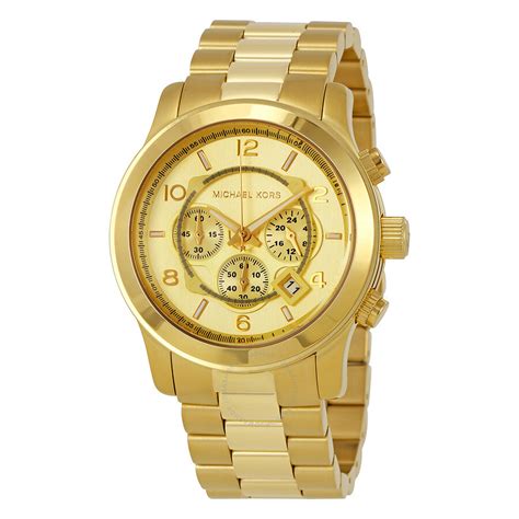 mk8077 michael kors watch|michael kors runway champagne dial.